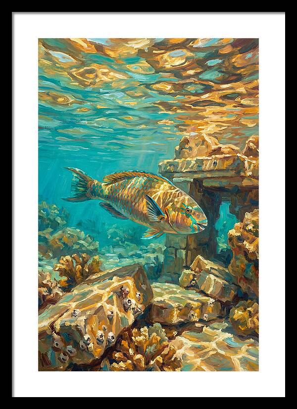 Parrotfish In Mediterranean Waters