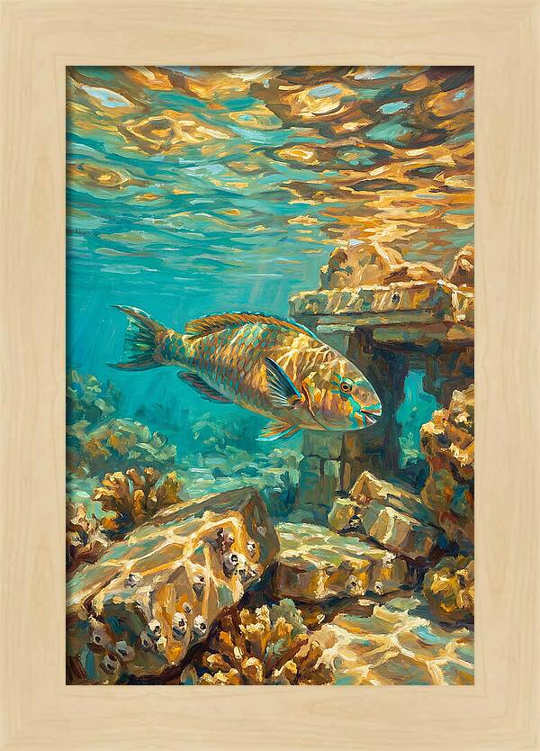Parrotfish In Mediterranean Waters