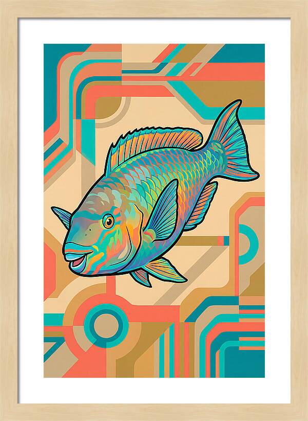 Parrotfish In Vibrant Colors