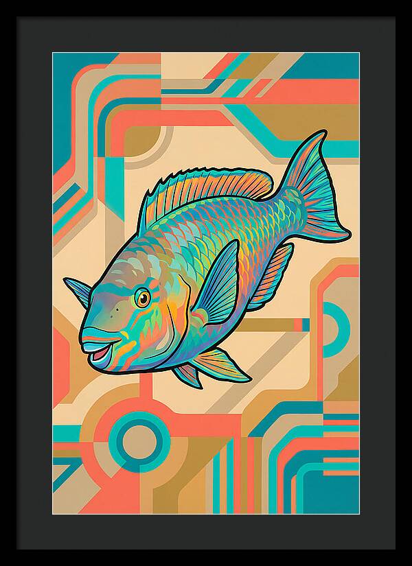 Parrotfish In Vibrant Colors