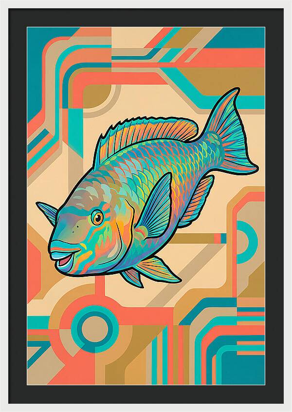 Parrotfish In Vibrant Colors