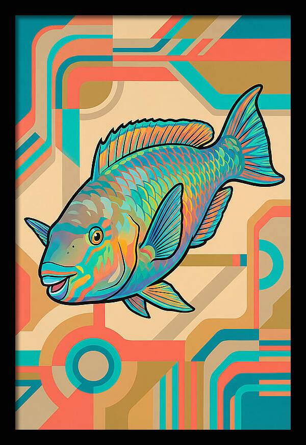 Parrotfish In Vibrant Colors