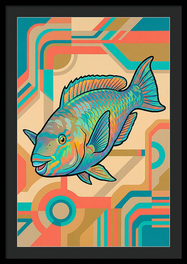 Parrotfish In Vibrant Colors