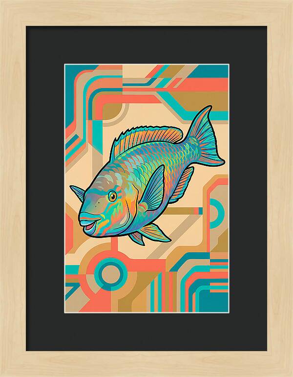 Parrotfish In Vibrant Colors