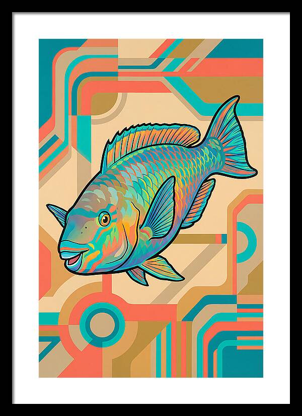 Parrotfish In Vibrant Colors