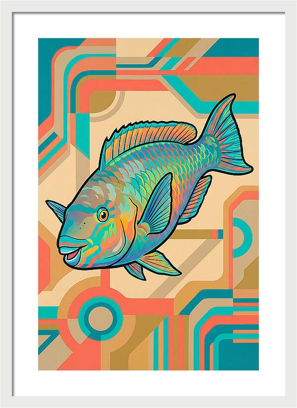 Parrotfish In Vibrant Colors