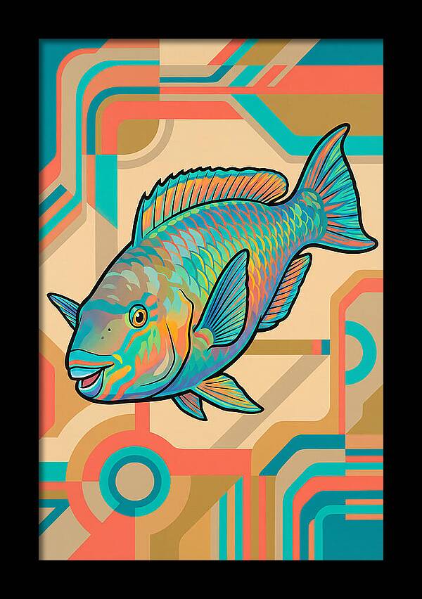 Parrotfish In Vibrant Colors