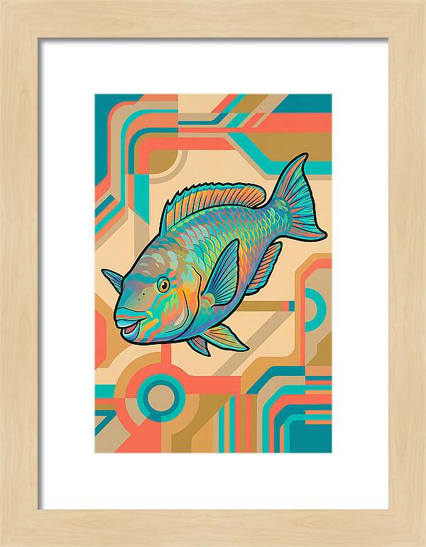 Parrotfish In Vibrant Colors