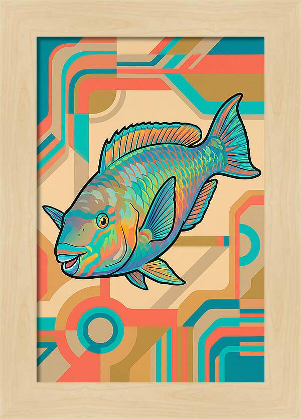 Parrotfish In Vibrant Colors