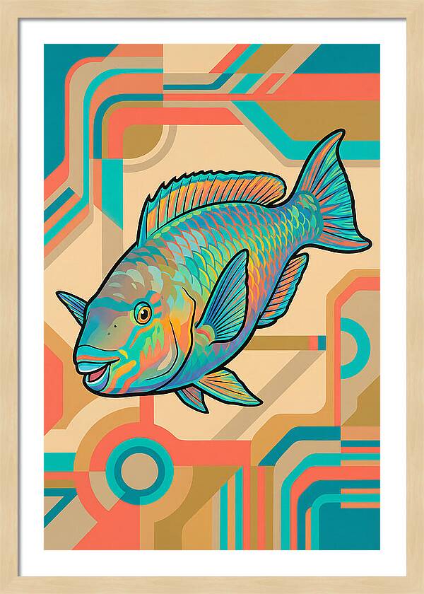 Parrotfish In Vibrant Colors
