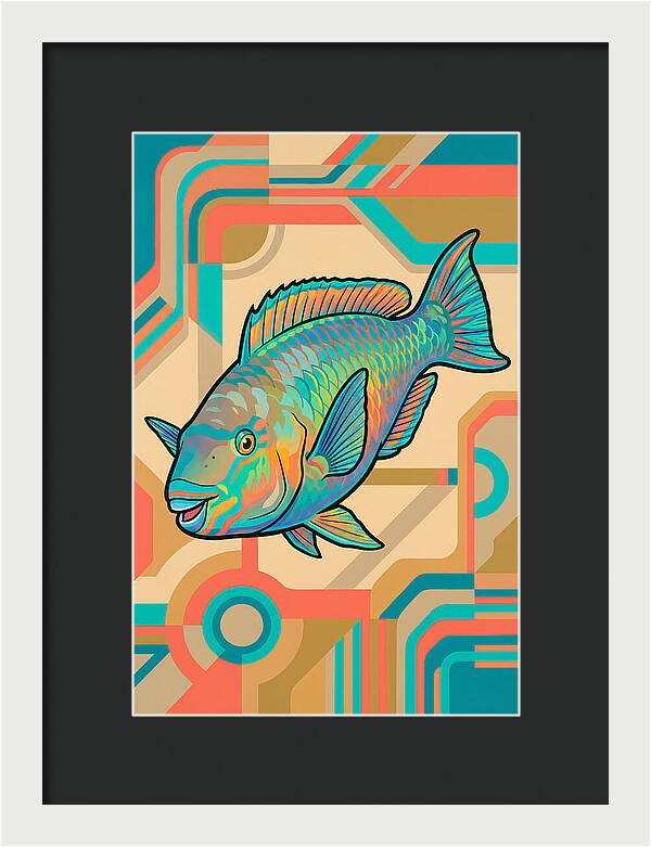 Parrotfish In Vibrant Colors