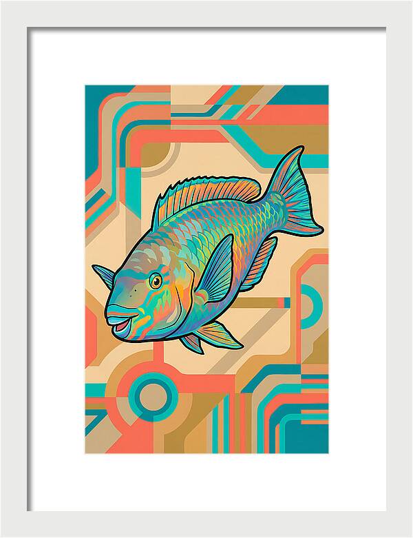 Parrotfish In Vibrant Colors