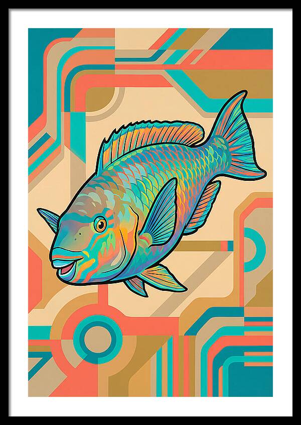 Parrotfish In Vibrant Colors