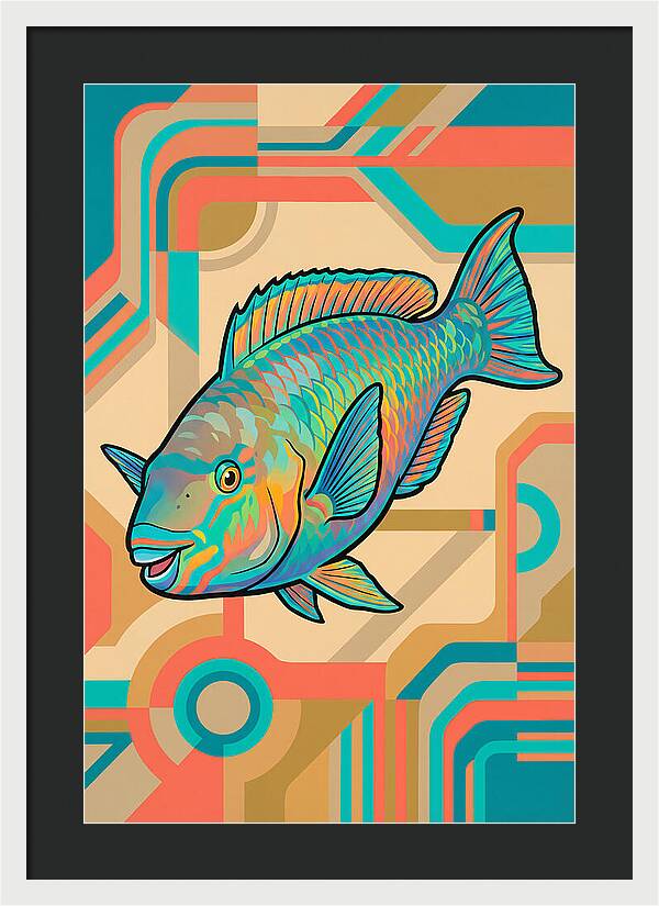 Parrotfish In Vibrant Colors