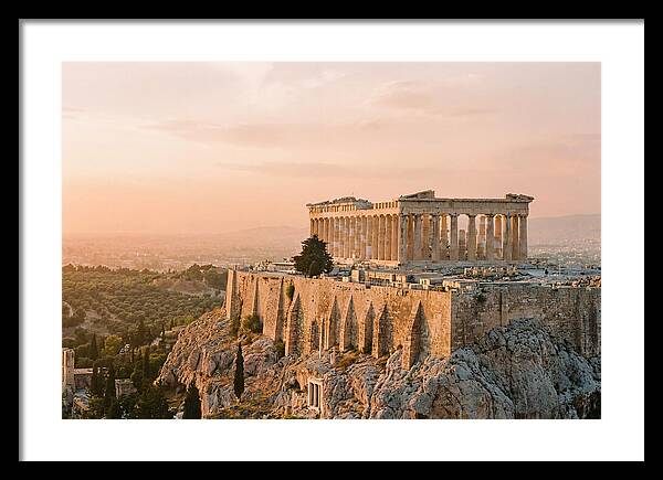Parthenon At Dusk