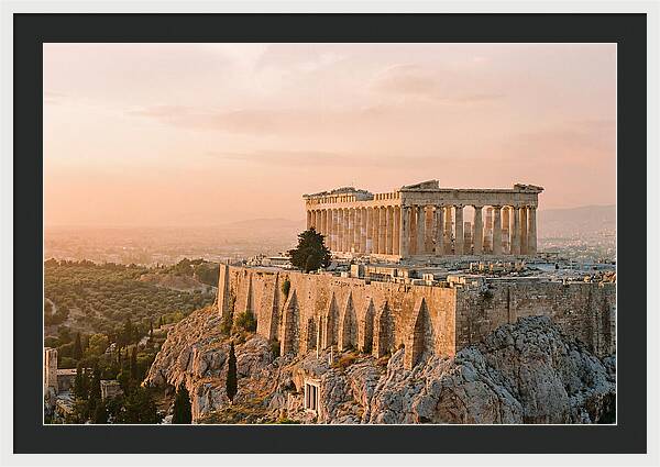 Parthenon At Dusk
