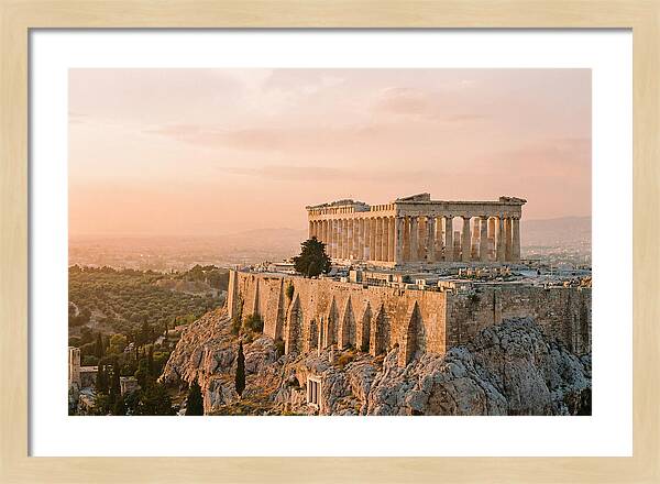Parthenon At Dusk