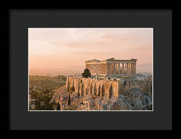 Parthenon At Dusk