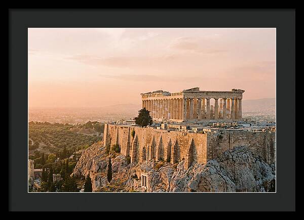 Parthenon At Dusk