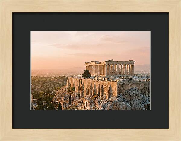 Parthenon At Dusk