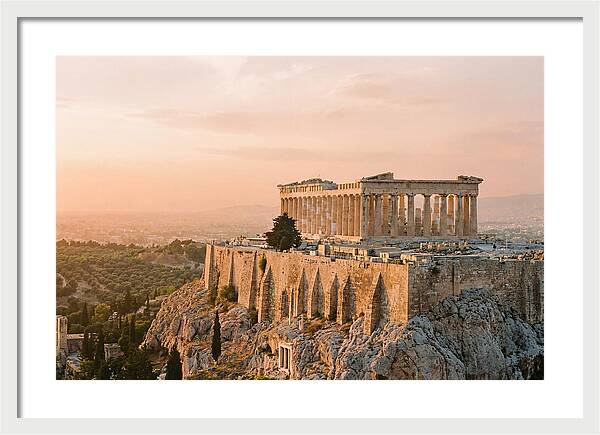 Parthenon At Dusk
