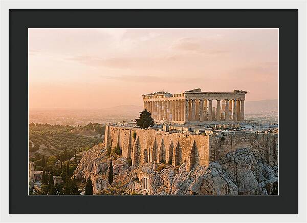 Parthenon At Dusk