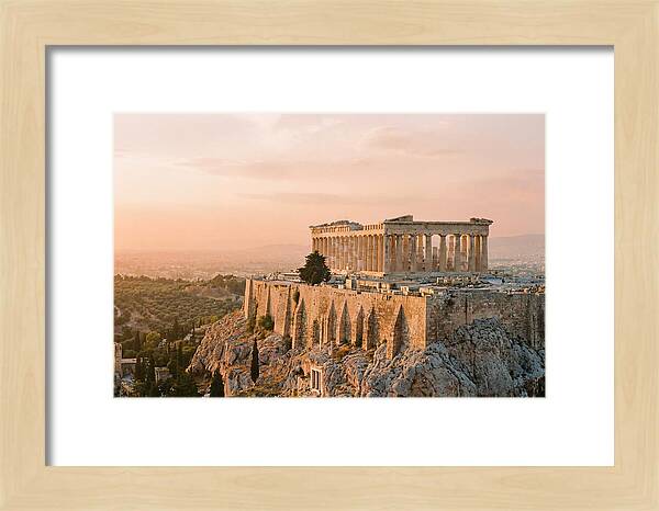Parthenon At Dusk
