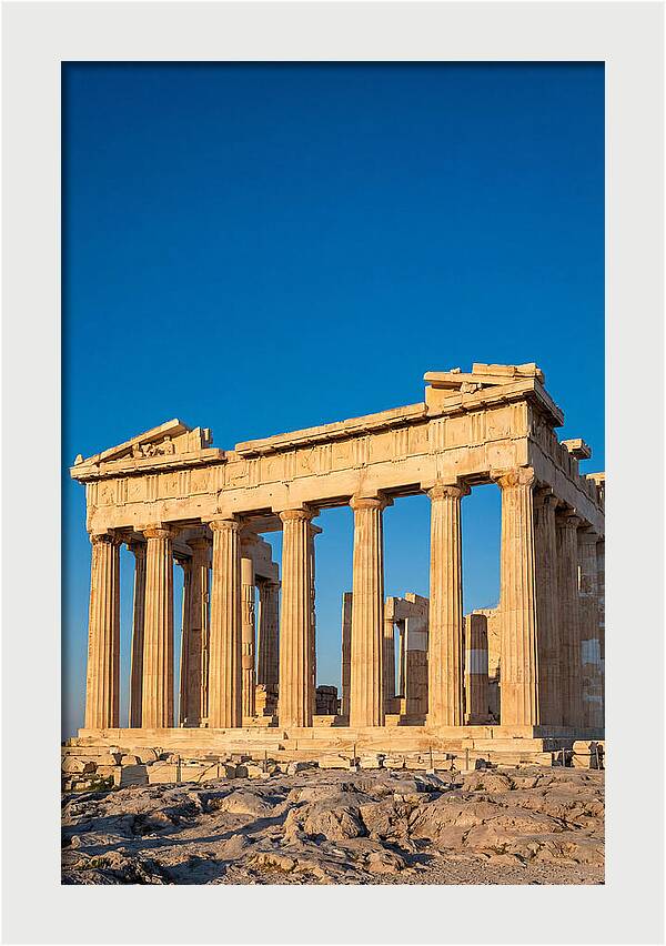 Parthenon At Golden Hour