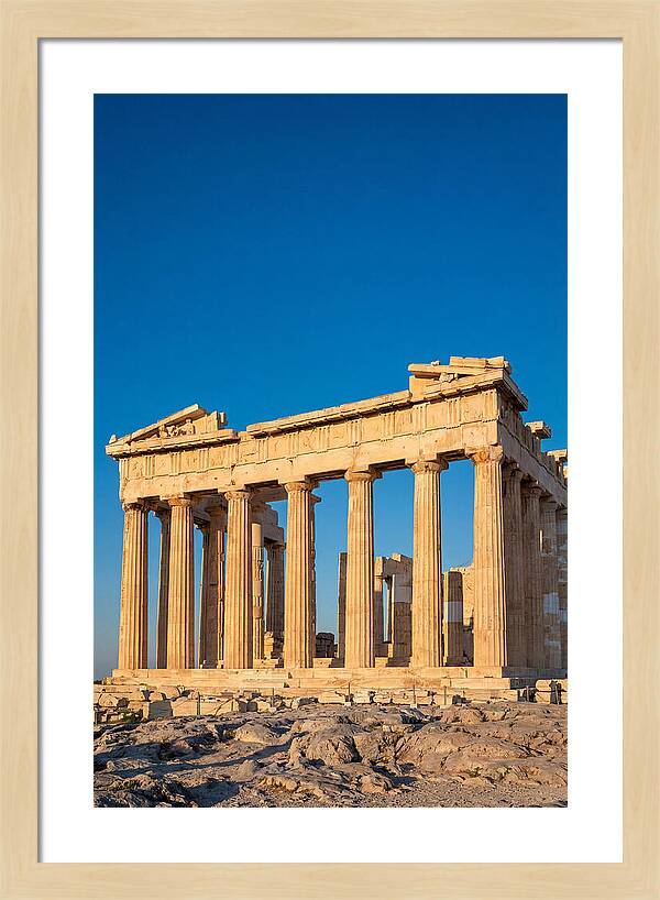 Parthenon At Golden Hour