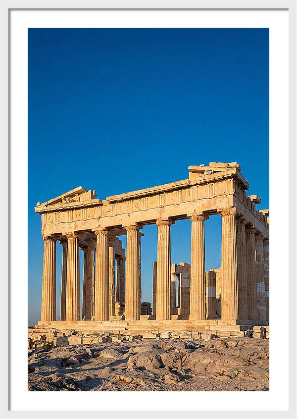 Parthenon At Golden Hour