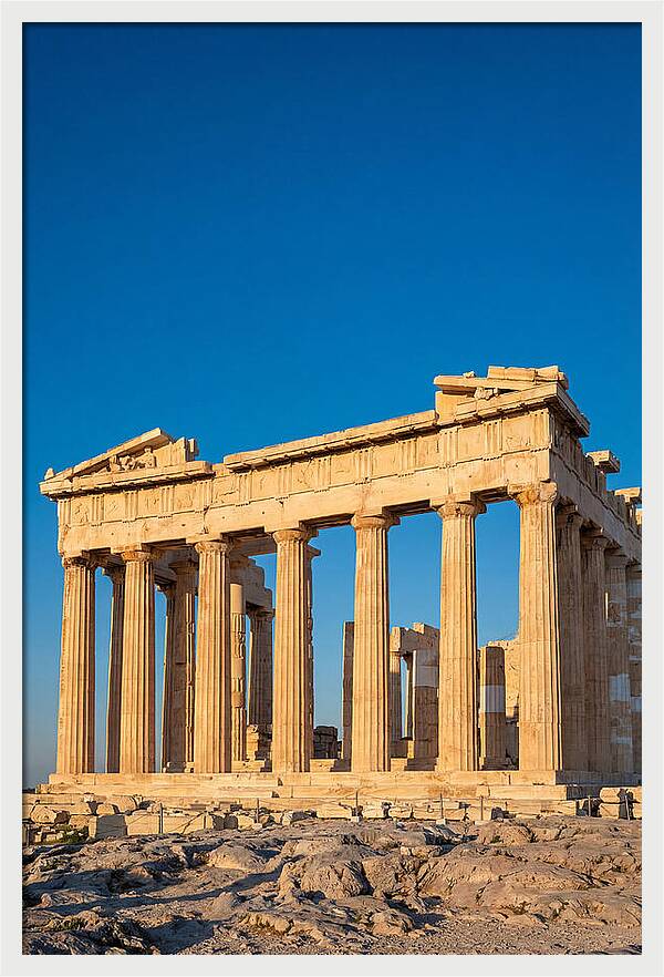 Parthenon At Golden Hour