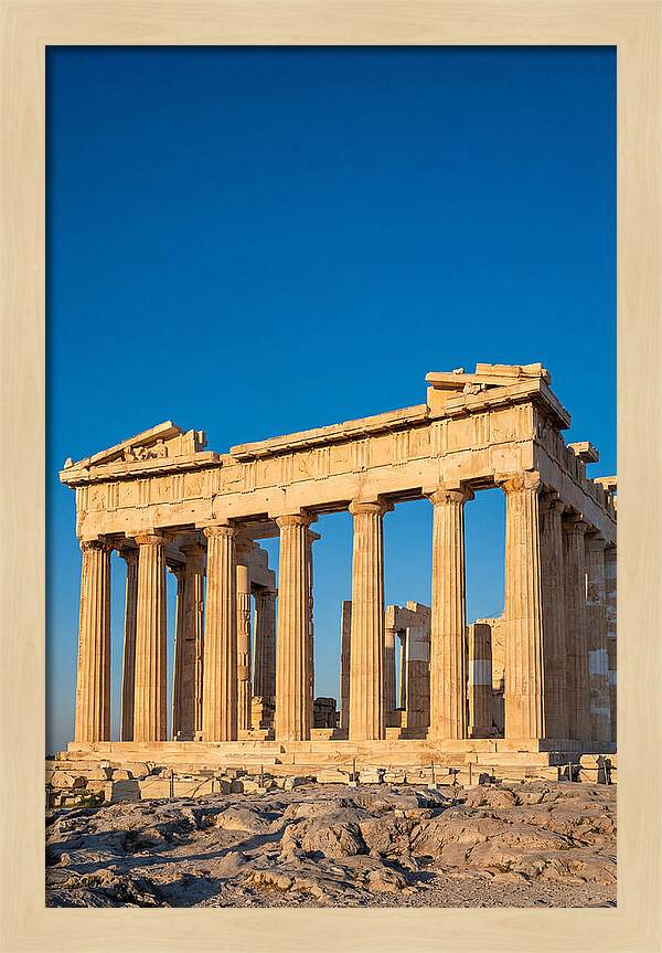 Parthenon At Golden Hour