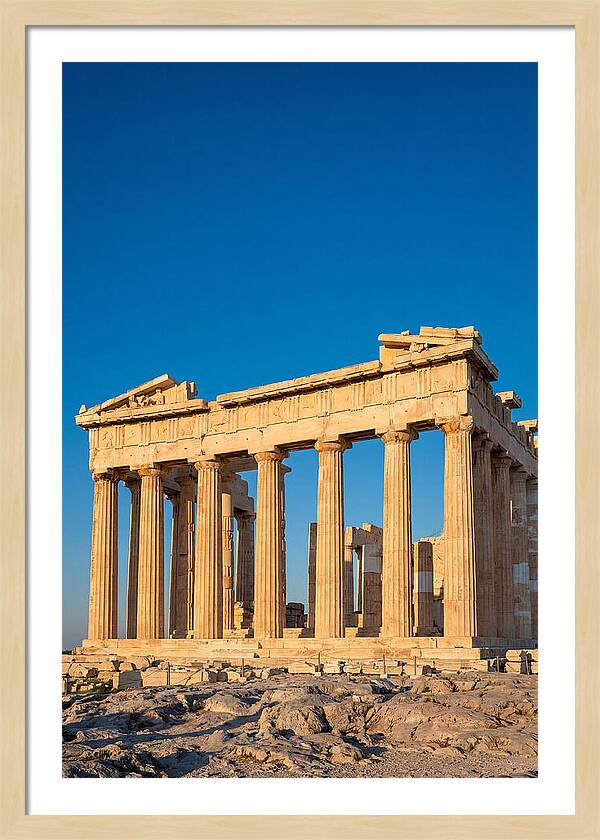Parthenon At Golden Hour