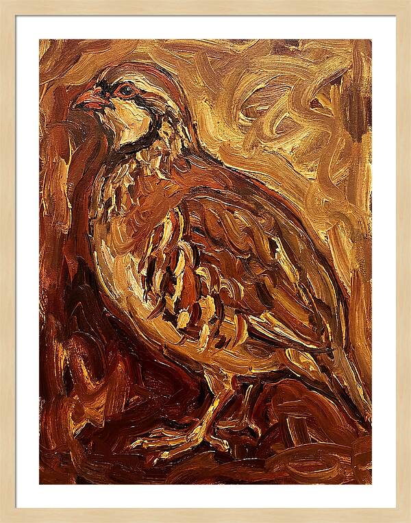 Partridge In Expressionist Style