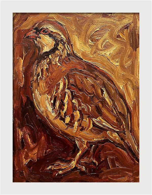 Partridge In Expressionist Style
