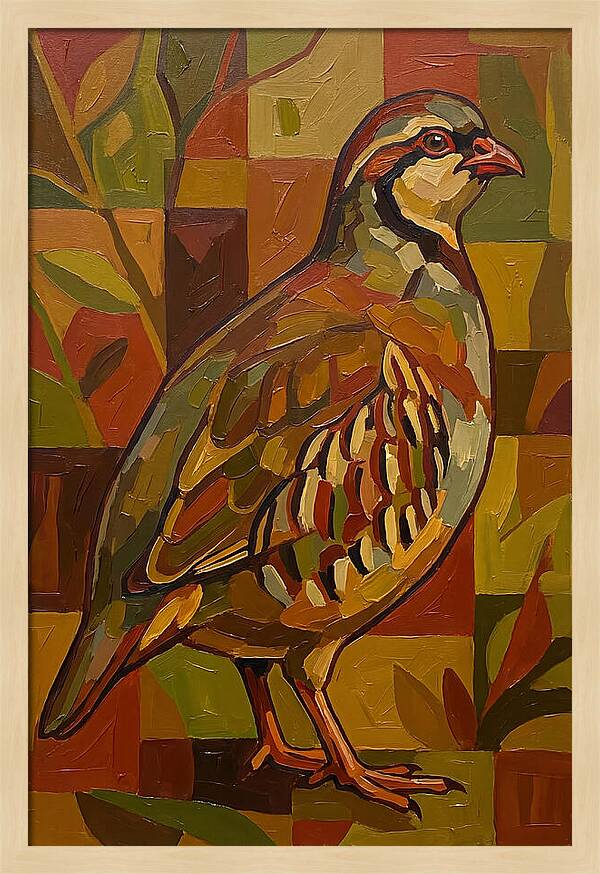 Partridge In Vibrant Colors