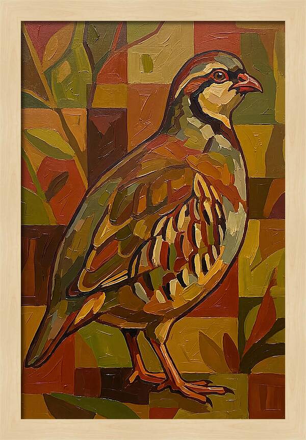 Partridge In Vibrant Colors