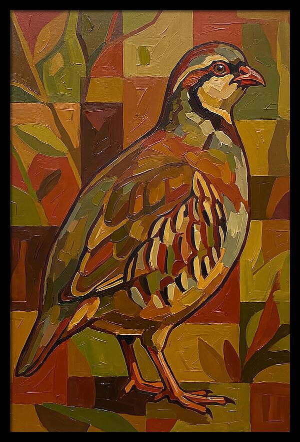 Partridge In Vibrant Colors