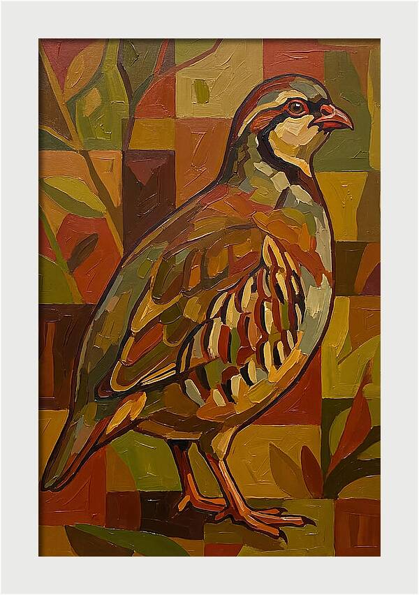Partridge In Vibrant Colors