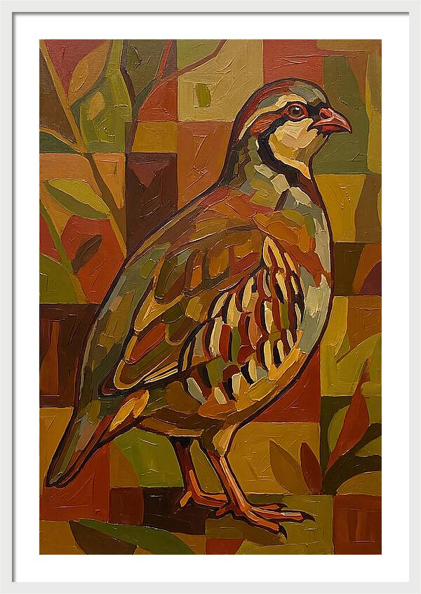 Partridge In Vibrant Colors