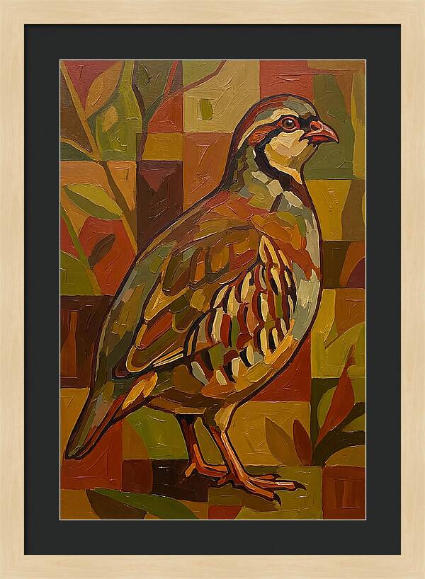 Partridge In Vibrant Colors