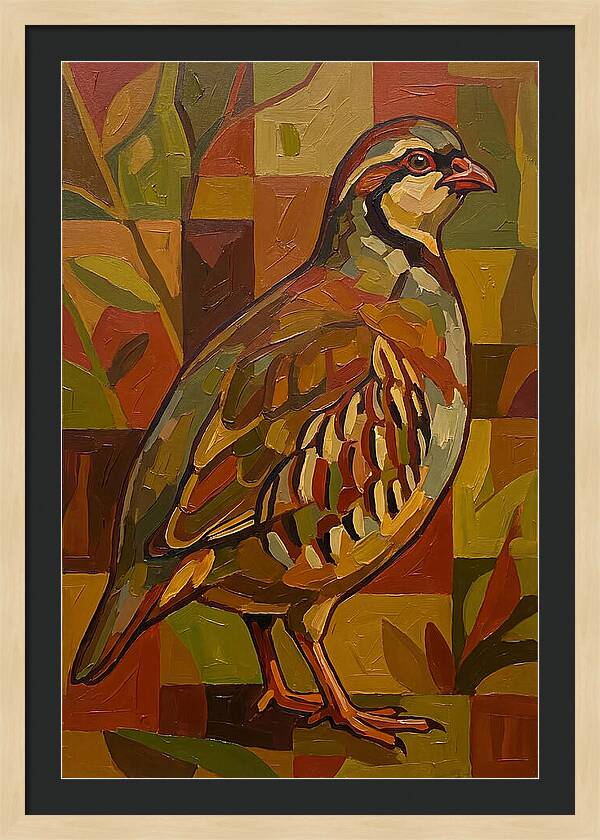 Partridge In Vibrant Colors