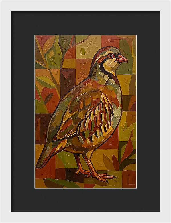 Partridge In Vibrant Colors
