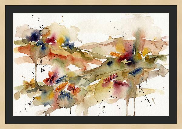 Pasta Landscape Watercolor