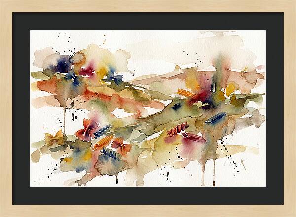 Pasta Landscape Watercolor