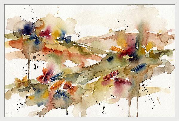 Pasta Landscape Watercolor