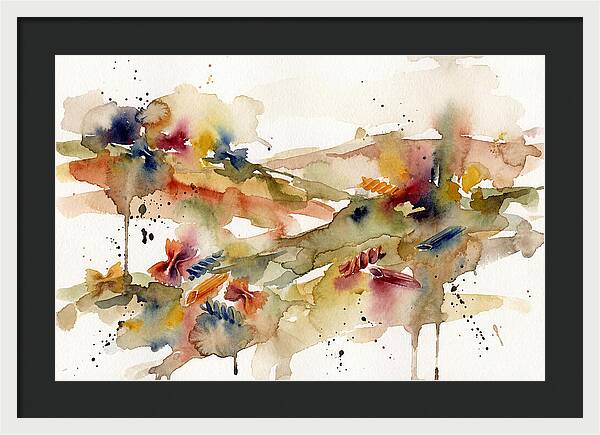 Pasta Landscape Watercolor