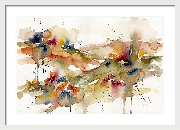 Pasta Landscape Watercolor