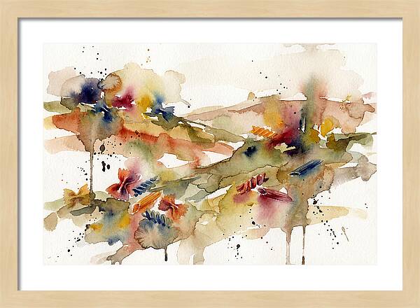 Pasta Landscape Watercolor