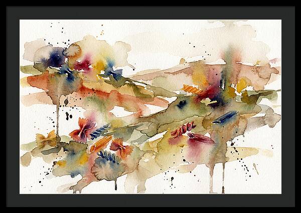 Pasta Landscape Watercolor